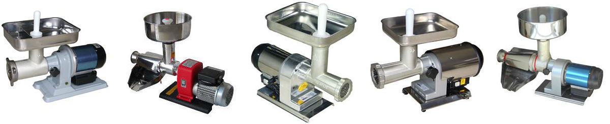 meat mincers, tomato squeezers