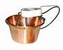 copper pot with mixer for cooking corn meal, Novital