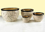 4 porta vasi in ceramica, set di 4 porta vasi, cache pot