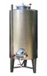 serbatoio in acciaio inox da 1000 lt. con portella inferiore.