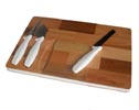 tagliere con 3 coltelli multiuso, WD LIFESTYLE,