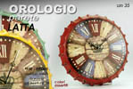 orologio da parete a forma di tappo "corona, 