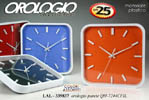 orologio da parete, colori assortiti